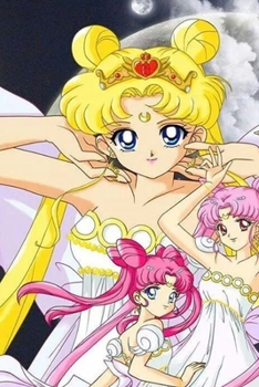 Paperback Journal: Sailor Moon Soft Glossy Cover Journal Lined Pages Book 6 x 9 Inches 110 Pages Book