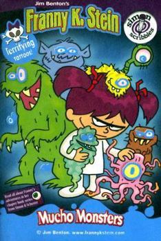 Paperback Mucho Monsters (Franny K. Stein, Mad Scientist Activity Book) Book