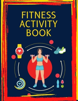 Paperback FITNESS Activity Book: Brain Activities and Coloring book for Brain Health with Fun and Relaxing Book