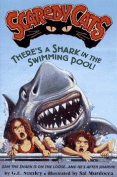 Paperback There's a Shark in the Swimming Pool!: Scardy Cats#3 Book