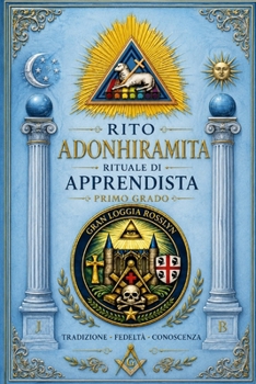 Paperback Rituale di Apprendista: il primo grado Adonhiramita [Italian] Book