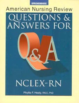 Paperback American Nursing Review: Questions and Answers for NCLEX-RN Book