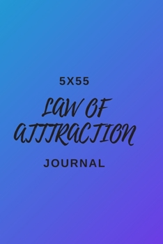 Paperback 5x55 Law of Attraction Journal Book