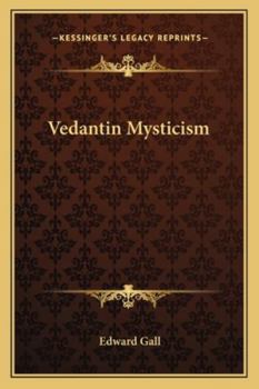 Paperback Vedantin Mysticism Book