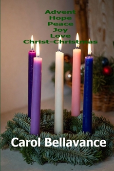 Paperback Advent, Hope, Peace, Joy, Love, Christ- Christmas Book