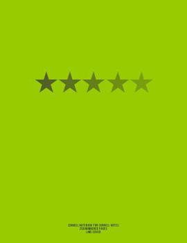 Cornell Notebook for Cornell Notes, 250 Numbered Pages, Lime Cover : For Taking Cornell Notes, Personal Index, 8. 5 X11 , Star Series, Pro Genius Edition