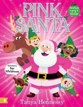 Hardcover Pink Santa Book
