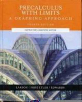 Hardcover Pre-calculus With Limits: A Graphing Approach Book