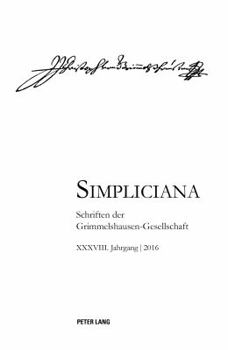 Paperback Simpliciana XXXVIII (2016) [German] Book
