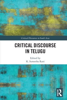 Paperback Critical Discourse in Telugu Book