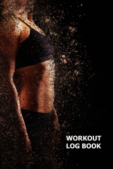 Paperback Workout Log Book: Fitness couples Workout Exercise Cardio Notebook Tracker 6x9 120 Pages Logbook Book