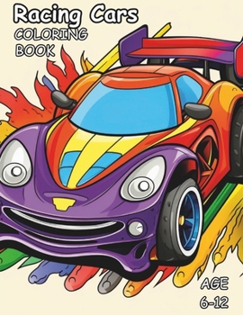 Paperback Racing Cars coloring Book: Awesome coloring in book of Racing cars for Kids Book