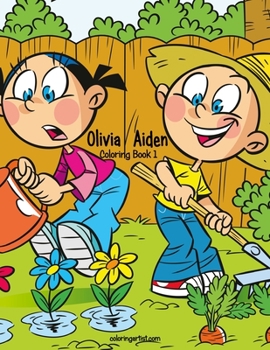 Paperback Olivia & Aiden Coloring Book 1 Book