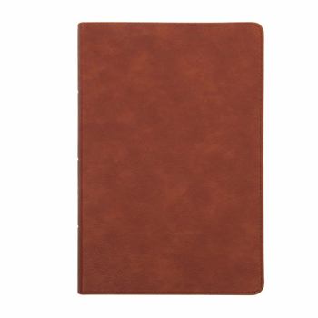 Imitation Leather NASB Giant Print Reference Bible, Burnt Sienna Leathertouch, Indexed Book