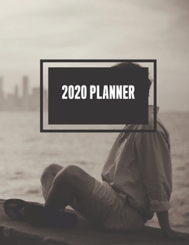 Paperback 2020 Planner: Daily Weekly Monthly 132 Pages 8.5x11in Book