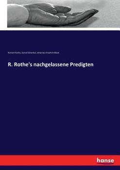 Paperback R. Rothe's nachgelassene Predigten [German] Book