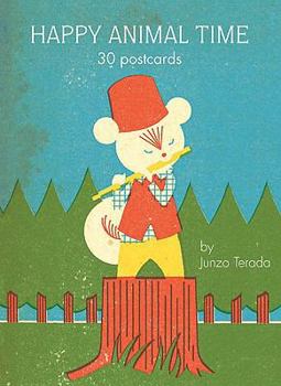 Cards Happy Animal Time: 30 Postcards Book