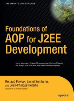 Hardcover Foundations of Aop for J2ee Development Book