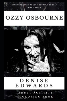 Paperback Ozzy Osbourne Adult Activity Coloring Book