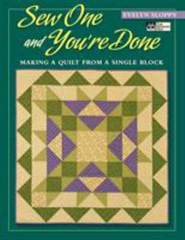 Paperback Sew One and You're Done: Making a Quilt from a Single Block Print on Demand Edition Book