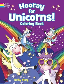 Paperback Hooray for Unicorns! Coloring Book