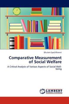 Paperback Comparative Measurement of Social Welfare Book