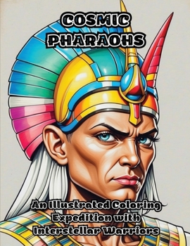 Paperback Cosmic Pharaohs: An Illustrated Coloring Expedition with Interstellar Warriors Book