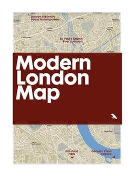 Map Modern London Map: Guide to Modern Architecture in London Book