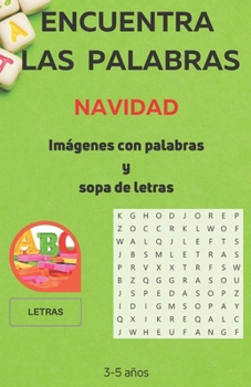 Encuentra las palabras. Navidad: 3-5 años (Spanish Edition)