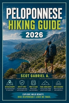 Paperback Peloponnese Hiking Guide Book