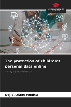 Paperback The protection of children's personal data online Book