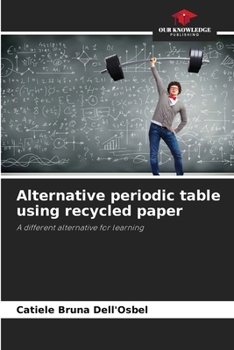 Paperback Alternative periodic table using recycled paper Book