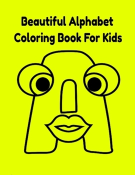Paperback Beautiful Alphabet Coloring Book For Kids Book