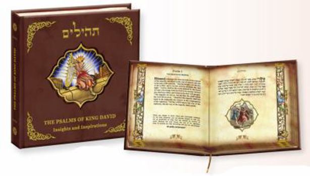Leather Bound Psalms Of King David (Tehillim)-Leatherbound Book