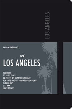Imitation Leather Los Angeles Visual Notebook: Black Night Book
