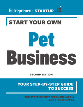 Paperback Start Your Own Pet Business Book