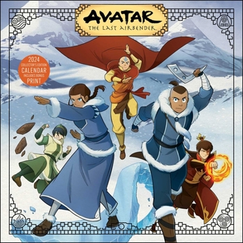 Calendar Avatar: The Last Airbender 2024 Collector's Edition Wall Calendar: 13 Illustrations + Bonus Print Book