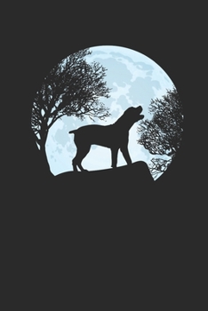 Rottweiler Moon: Rottweiler Dogs Notebook, Graph Paper (6" x 9" - 120 pages) ~ Animal Themed Notebook for Daily Journal, Diary, and Gift