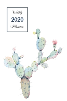 2020 Weekly Planner: 6 x 9 inch 150 Pages Year Months Weeks Calendar, Schedule, and Organizer plus Dot Grid Pages (January 2020 - December 2020) (Cactus)