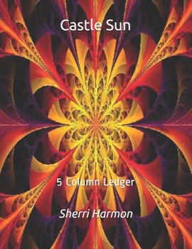 Paperback Castle Sun: 5 Column Ledger Book