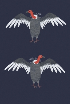 Paperback Notes: A Blank Guitar Tab Music Notebook with Cute Vulture Cover Art Book