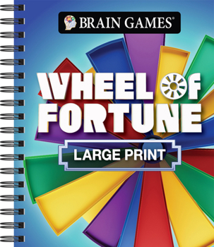 Spiral-bound Brain Games - Wheel of Fortune - Large Print Book