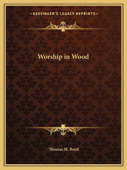 Paperback Worship in Wood Book