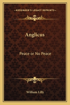 Paperback Anglicus: Peace or No Peace Book