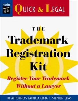 Paperback The Trademark Registration Kit Book