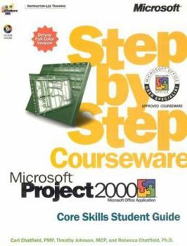Paperback Microsoft Project 2000 Step by Step Courseware Core Skills Class Pack Book