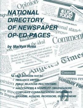 Paperback National Directory of Newspaper Op-Ed Pages Book