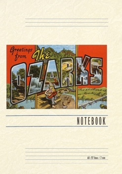 Paperback Vintage Lined Notebook Greetings from the Ozarks Book