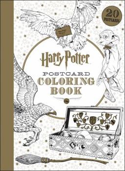 Paperback Harry Potter Postcard Coloring Book