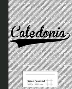 Paperback Graph Paper 5x5: CALEDONIA Notebook Book